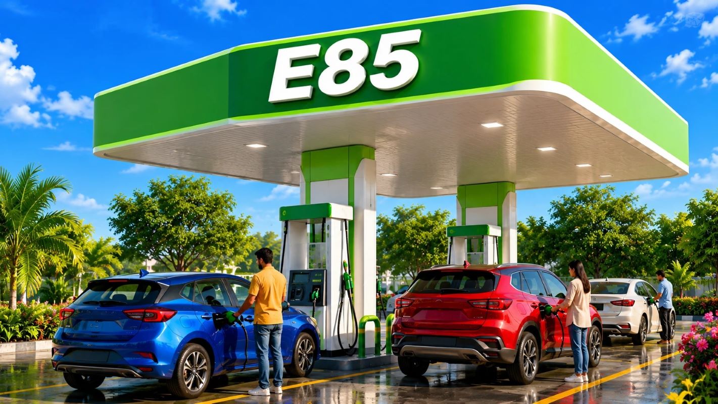 India has announced a phased expansion of ethanol dispensing infrastructure, with 500 flex-fuel retail pumps planned by the end of 2026 and about 5,000 outlets targeted by the end of 2027